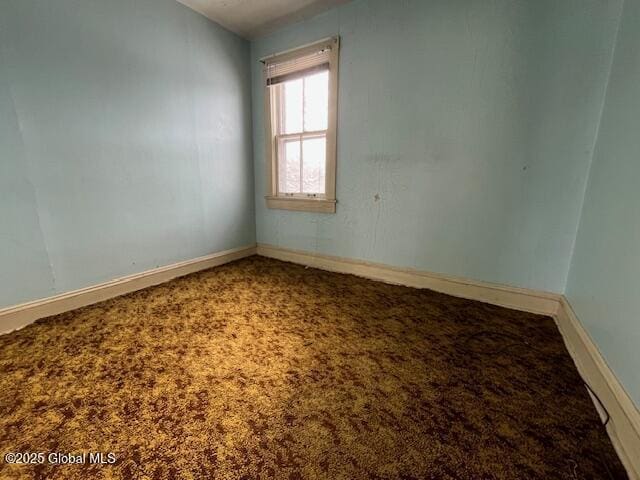 spare room with carpet floors