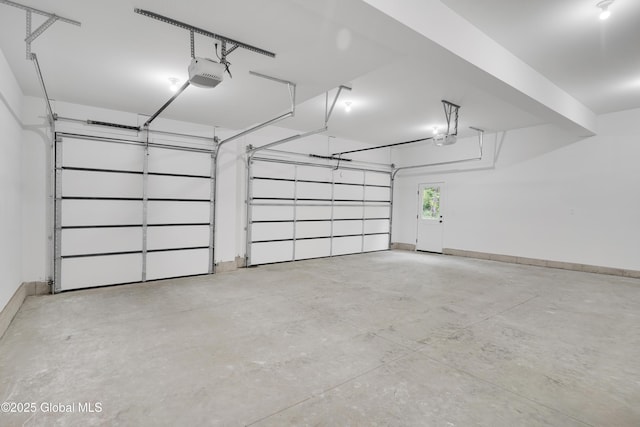 722 Swaggertown Rd, Glenville, NY 12302 - garage with a garage door opener and baseboards