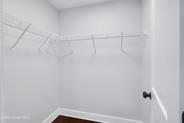 722 Swaggertown Rd, Glenville, NY 12302 - walk in closet featuring dark wood-style flooring