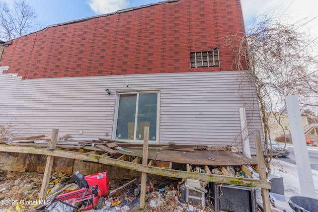 view of rear view of property