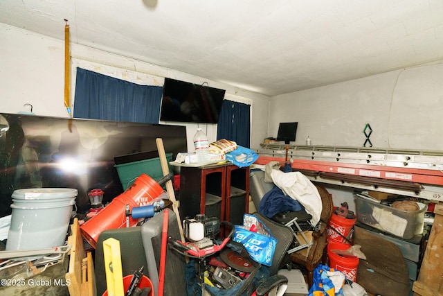 view of storage room