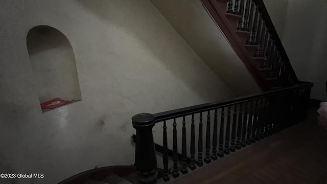 view of staircase