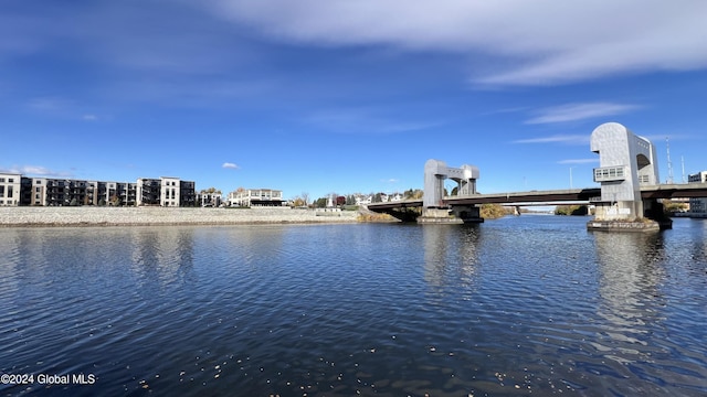 view of water feature