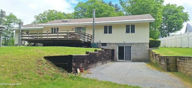193 Hadlock Pond Rd, Fort Ann, NY 12827 - back of house with a deck