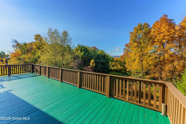 view of deck