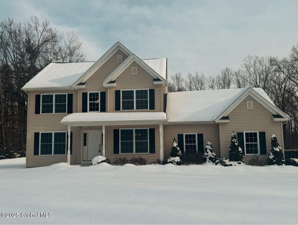 view of front of property