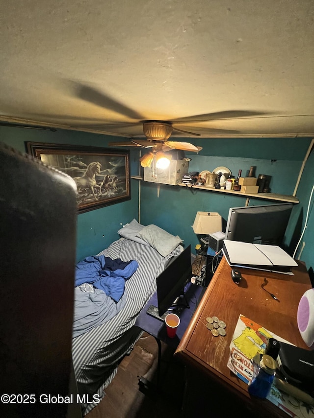 bedroom featuring wood-type flooring