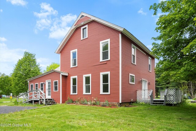 11208 State Route 22, Fort Ann, NY 12827 - view of home's exterior with a yard and a deck