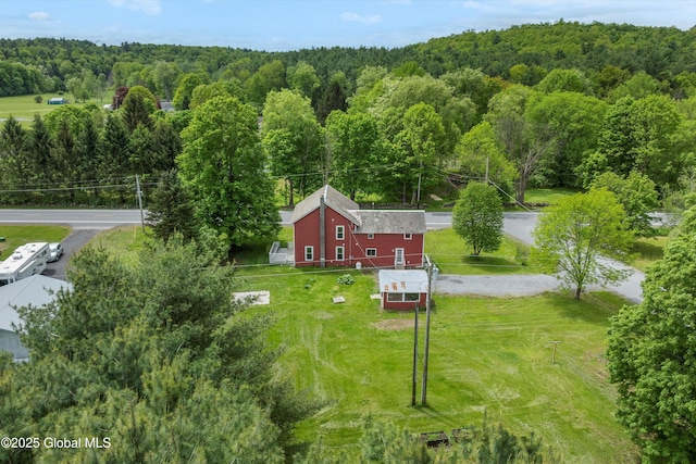 11208 State Route 22, Fort Ann, NY 12827 - view from above of property with a heavily wooded area