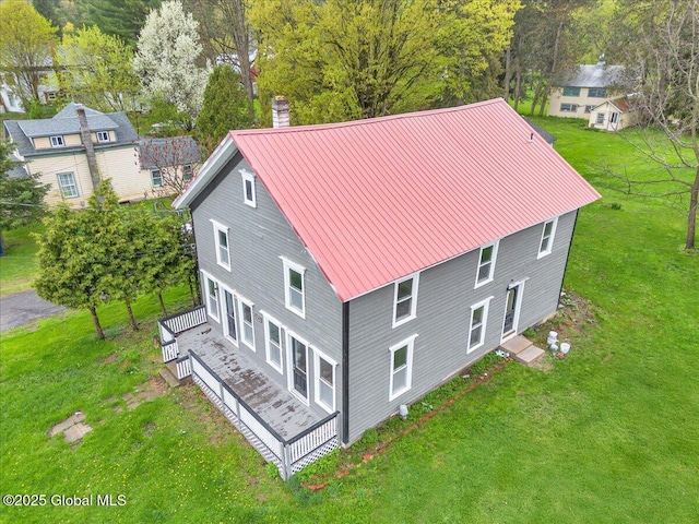7383 State Highway 28, Exeter, NY 13315 - birds eye view of property