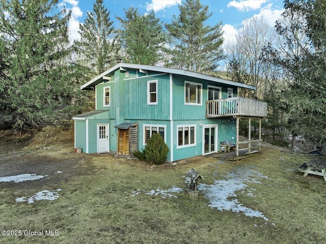 22 Mail Route Rd, Prattsville, NY 12468 - view of back of property