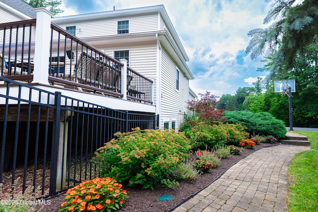 view of back of property