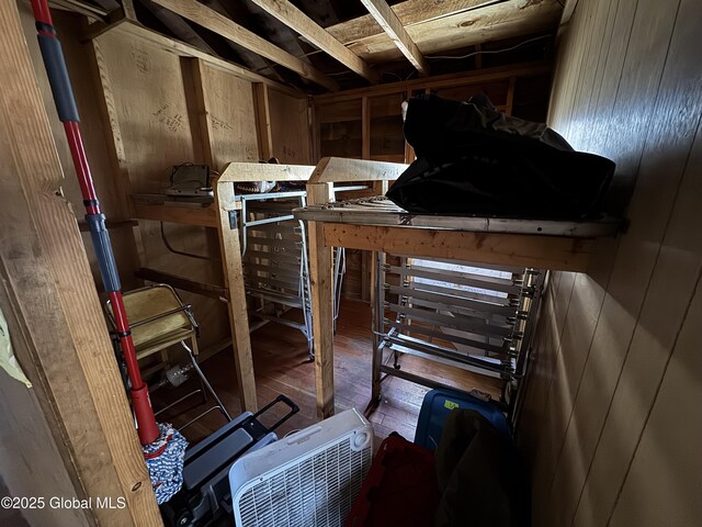 misc room featuring wood finished floors