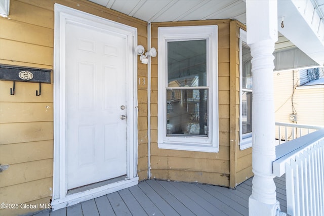 view of property entrance