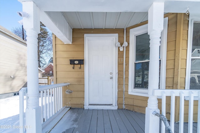 view of property entrance