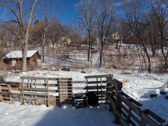 22 Orr St, Troy, NY 12180 - snow covered deck featuring fence