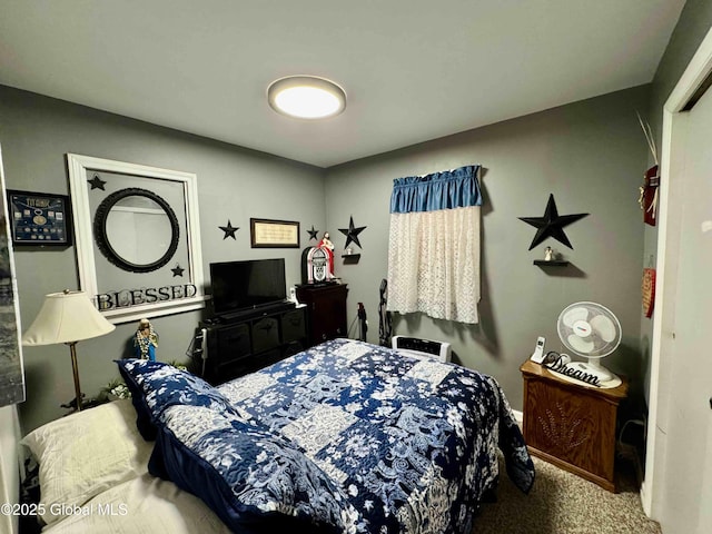 bedroom with carpet flooring