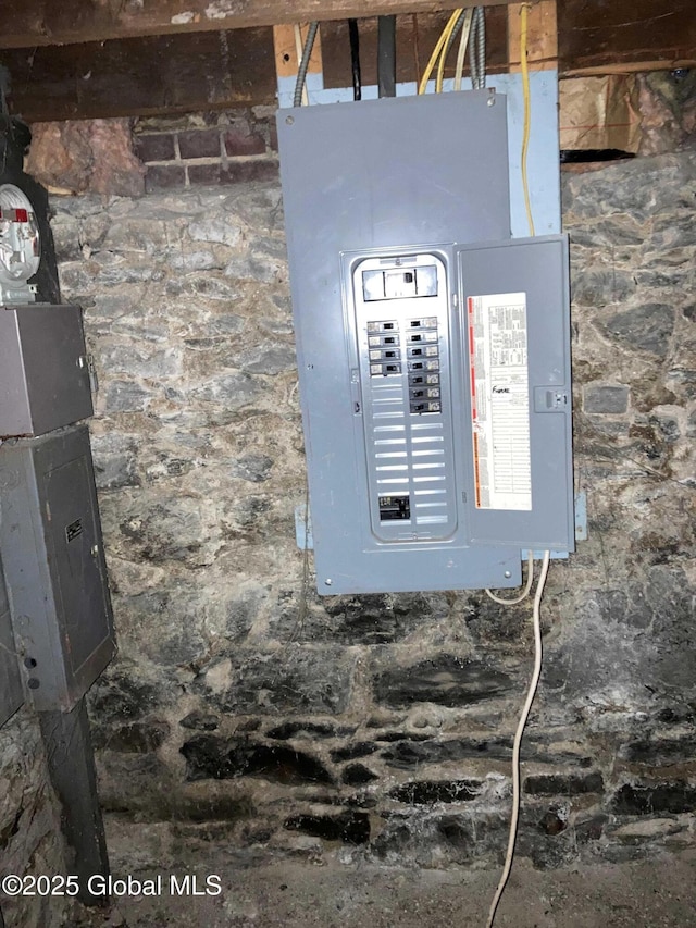 utility room featuring electric panel