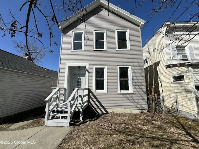 view of back of property