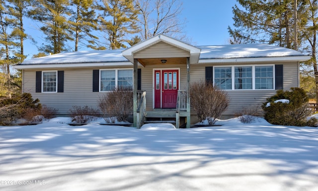 view of ranch-style home