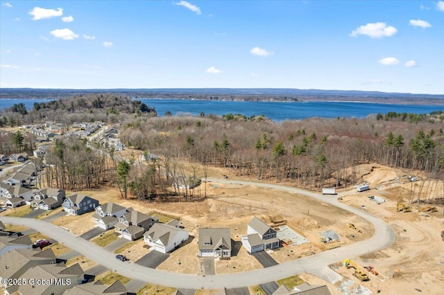 drone / aerial view featuring a residential view