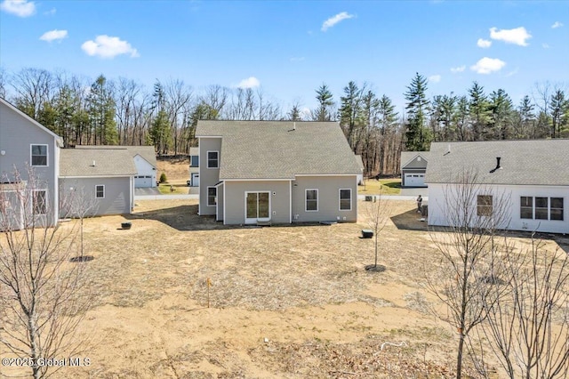 view of back of property