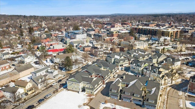 bird's eye view featuring a residential view