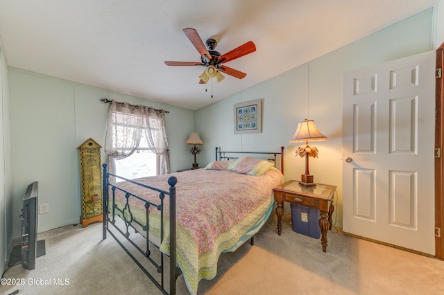 2 S Forty Rd, Hadley, NY 12835 - carpeted bedroom featuring ceiling fan and lofted ceiling