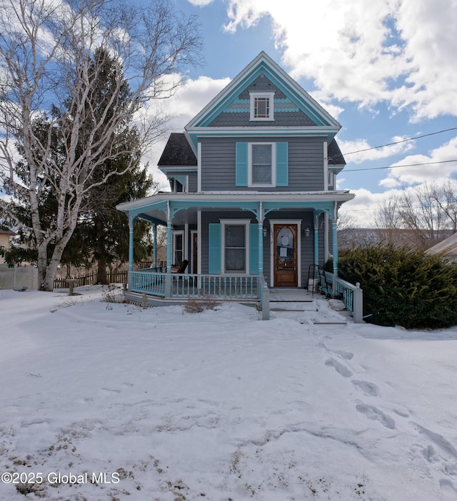 victorian home with a porch