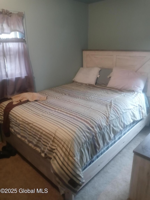 bedroom featuring carpet flooring