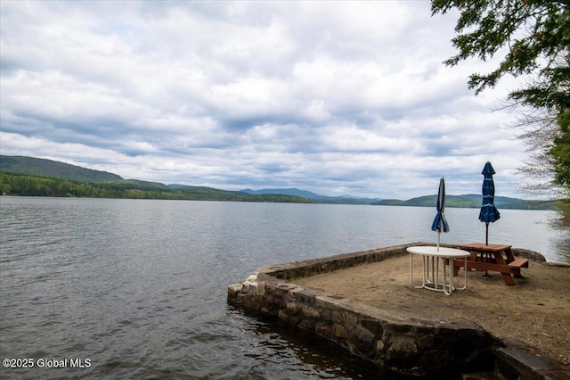 536 E Shore Dr, Horicon, NY 12808 - water view with mountains