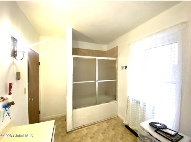44 Cliff St, Canajoharie Village, NY 13317 - bathroom featuring combined bath / shower with glass door