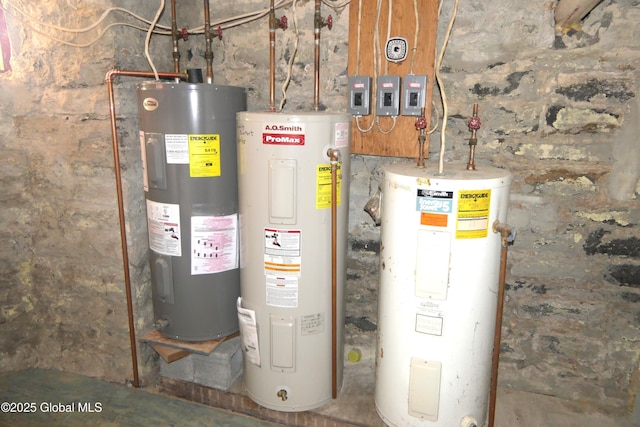 44 Cliff St, Canajoharie Village, NY 13317 - utilities featuring water heater, electric water heater, and electric panel