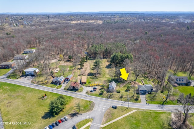 aerial view with a view of trees