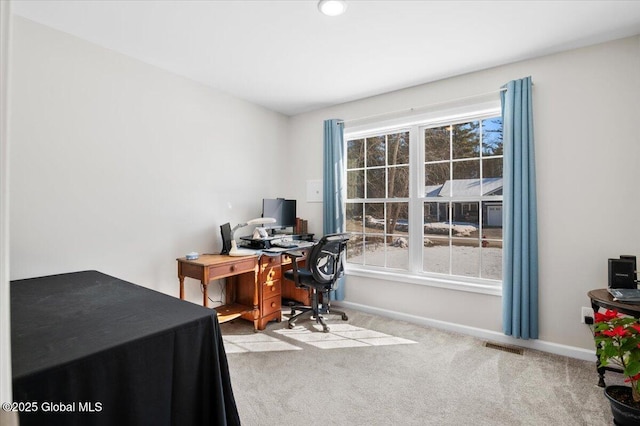 13 Alexander Way, Hudson Falls, NY 12839 - carpeted home office with visible vents and baseboards