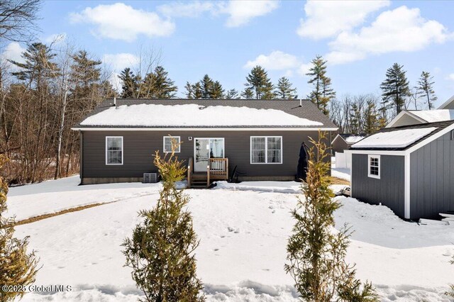 13 Alexander Way, Hudson Falls, NY 12839 - view of front of property featuring an outdoor structure and a storage shed