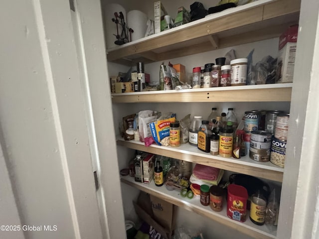 view of pantry