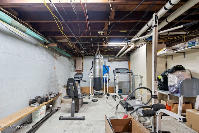 view of workout room