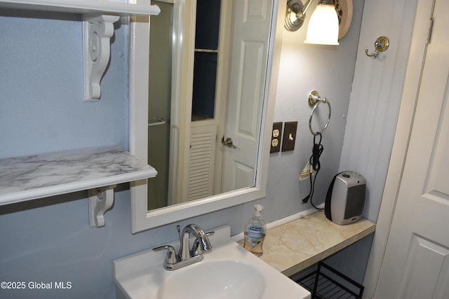 bathroom with a sink