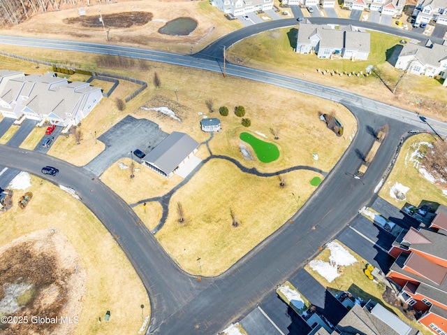 birds eye view of property featuring a residential view