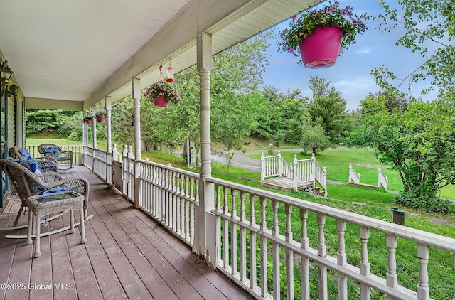 18 Johnson Ln, Poestenkill, NY 12018 - porch with a yard