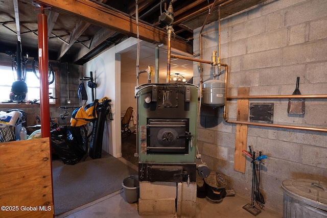 view of utility room