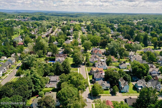 bird's eye view featuring a residential view