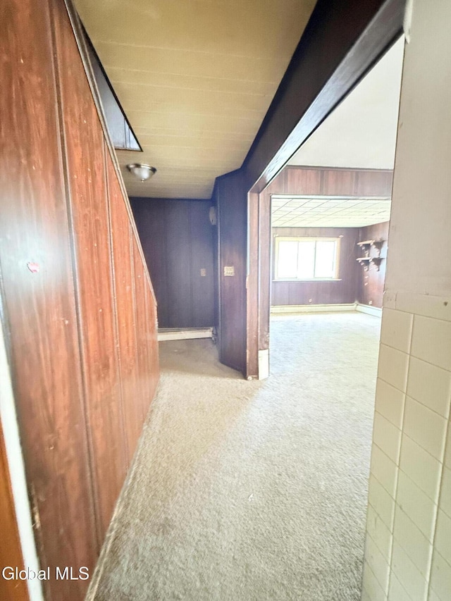 3144 N Thompson St, Rotterdam, NY 12306 - hall featuring carpet floors