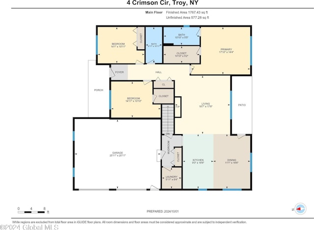 view of layout