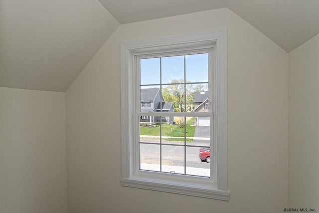 additional living space with lofted ceiling and plenty of natural light