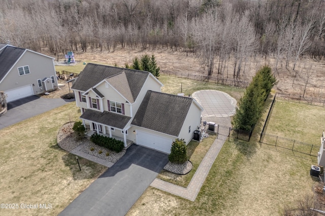 drone / aerial view