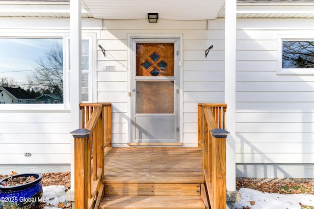 view of property entrance