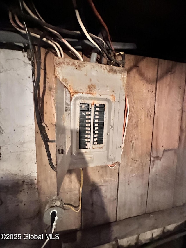 utility room featuring electric panel