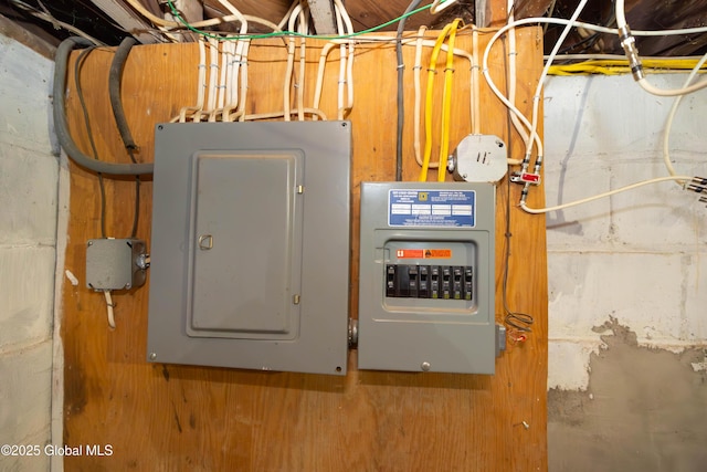 utility room featuring electric panel